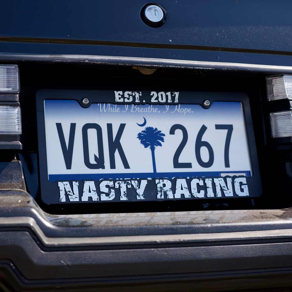 Nasty Racing License Plate Frame