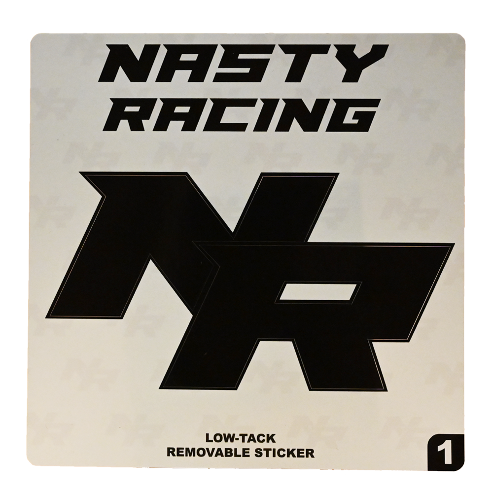 NR Black Sticker