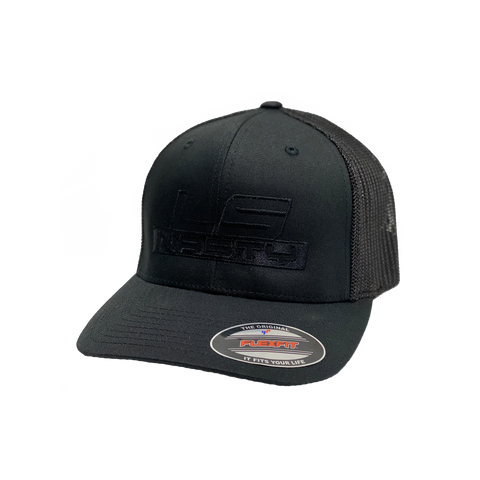 Black Out Fitted Hat