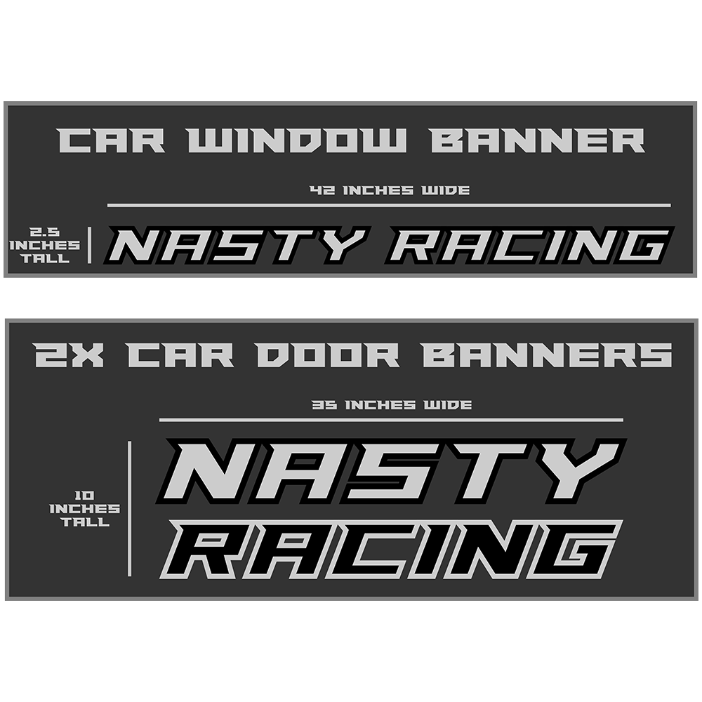 Nasty Racing Reflective Banners