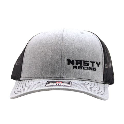 Heather Grey / Black Snapback Hat