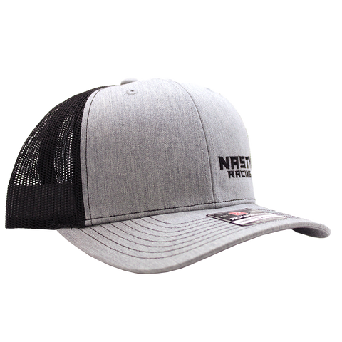 Heather Grey / Black Snapback Hat