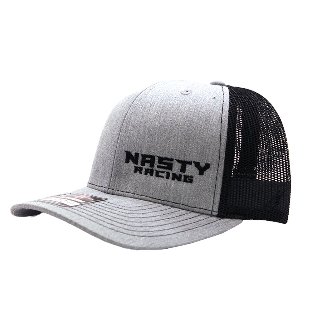 Heather Grey / Black Snapback Hat