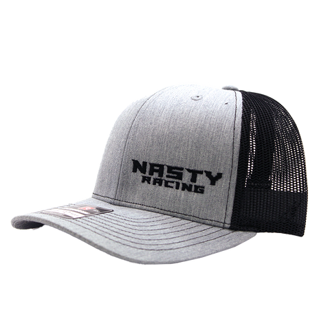 Heather Grey / Black Snapback Hat